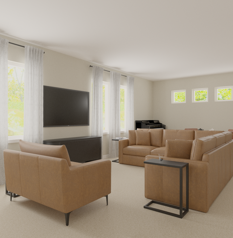 Classic, Warm Transitional Living Room Design by Havenly Interior Designer Marisa