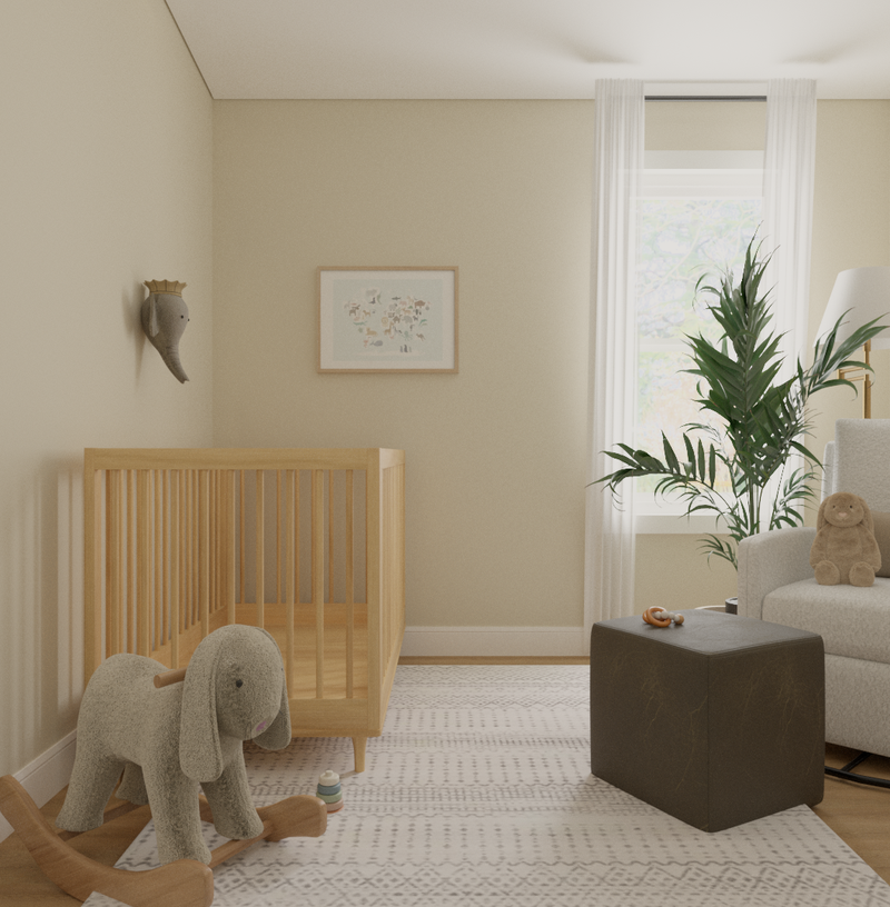 Classic, Scandinavian Nursery Design by Havenly Interior Designer Amy