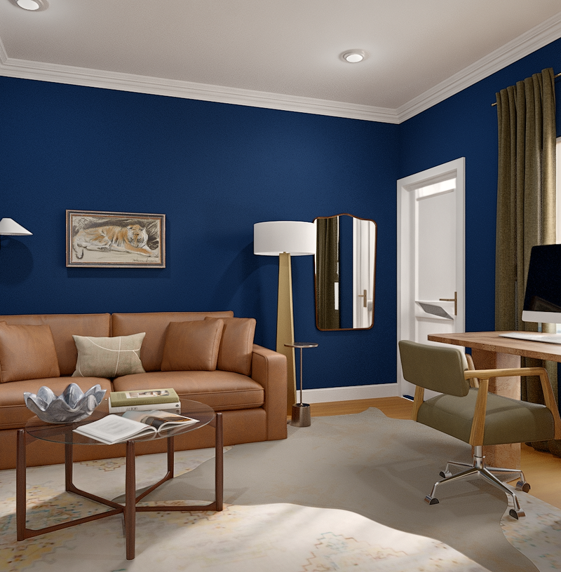 Modern, Minimal Office Design by Havenly Interior Designer Maura