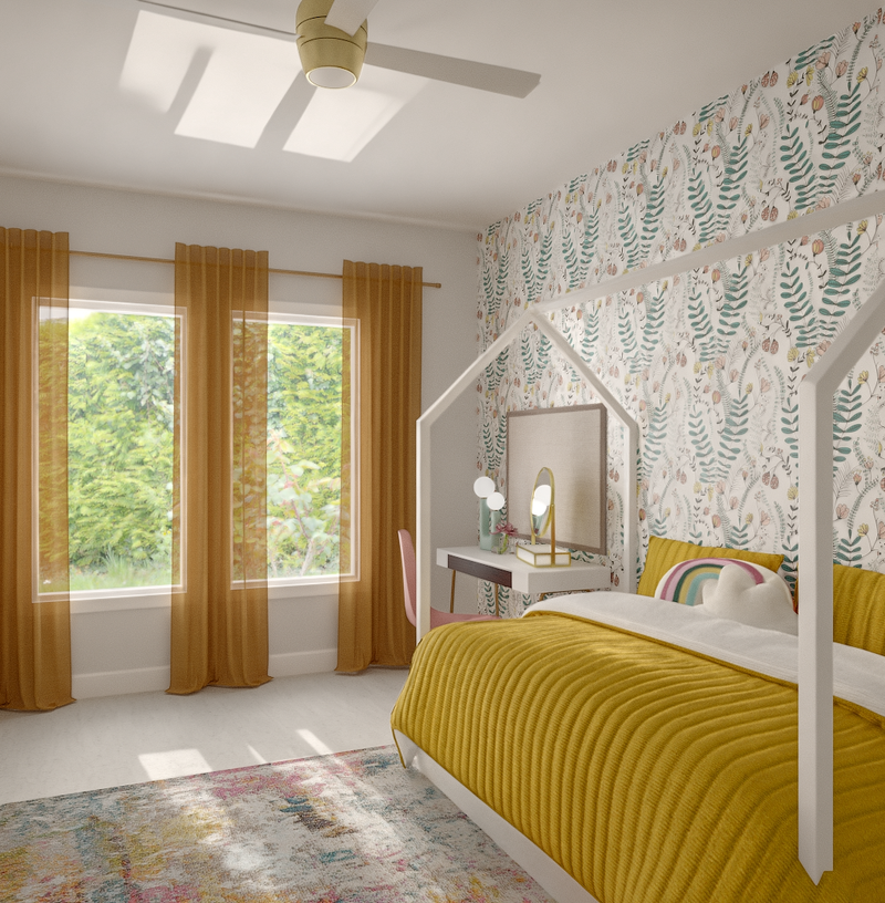 Classic, Artful Eclectic Bedroom Design by Havenly Interior Designer Danielle