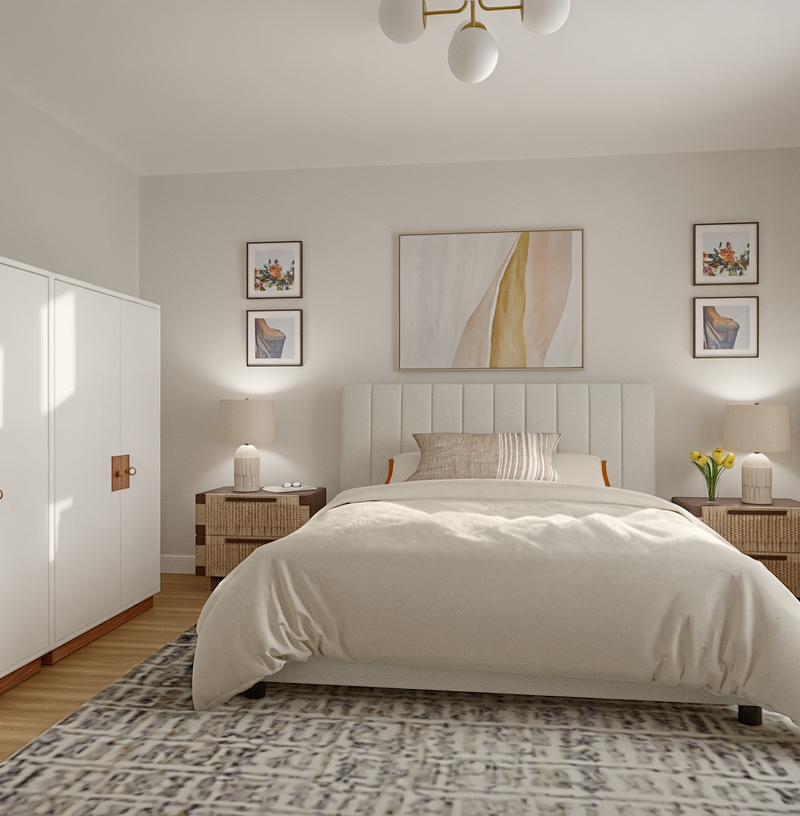 Transitional Bedroom Design by Havenly Interior Designer Florencia