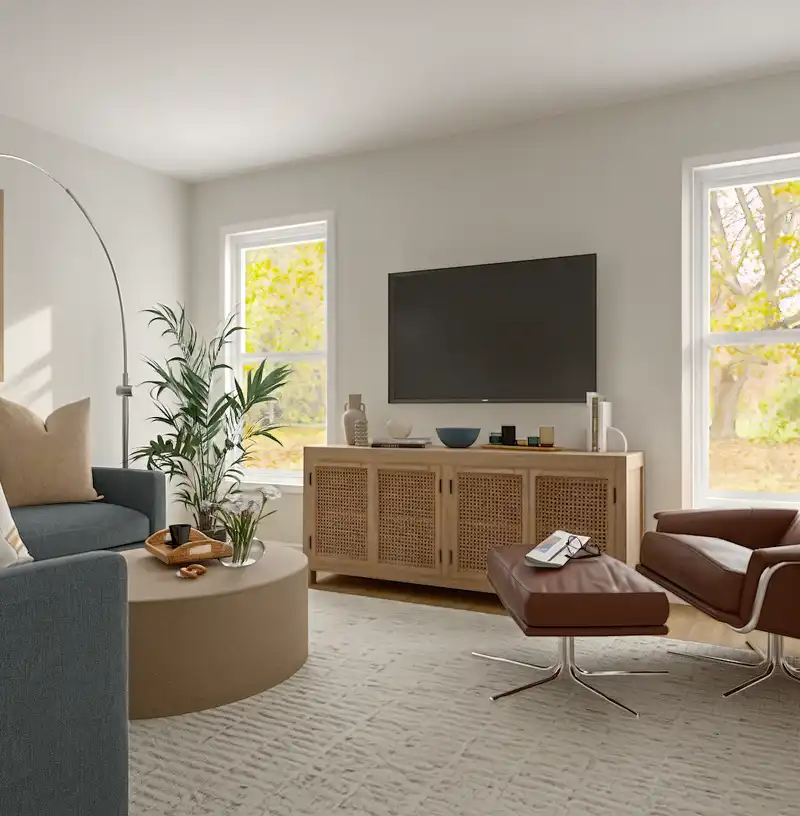 Classic, Coastal Living Room Design by Havenly Interior Designer Amy