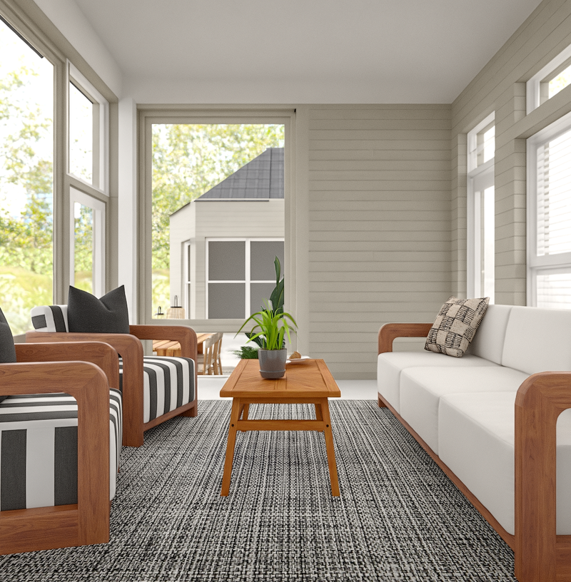 Transitional, Organic Modern, New Classic Outdoor Space Design by Havenly Interior Designer Marisa