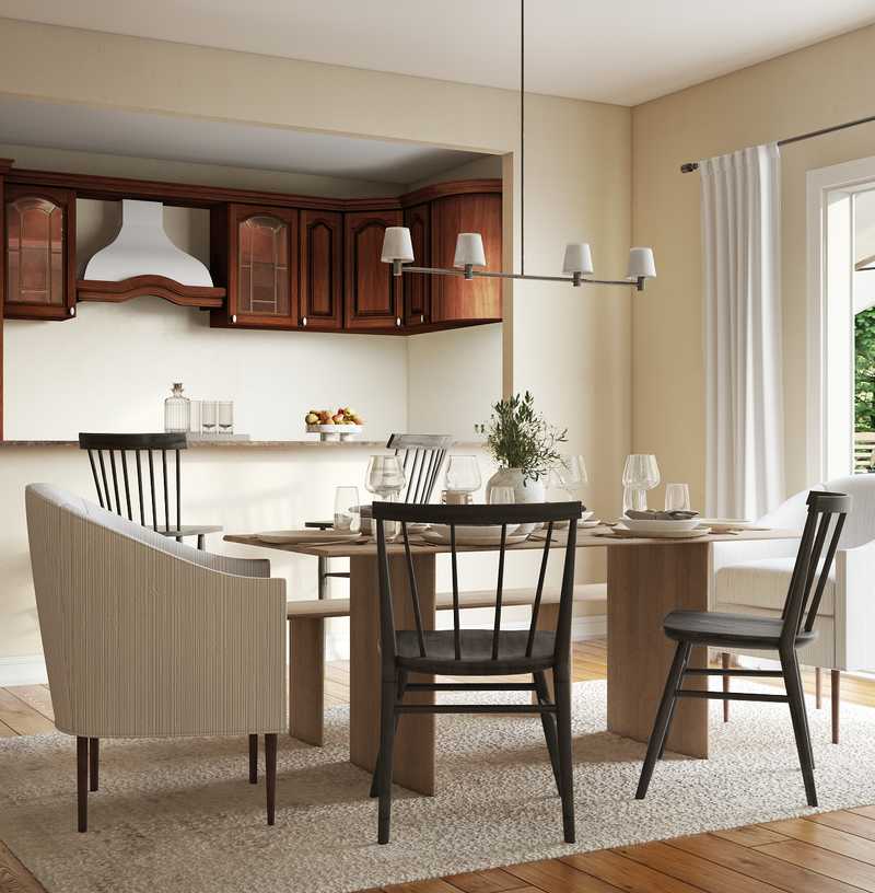 Modern, Bohemian, Coastal, Industrial, Farmhouse Dining Room Design by Havenly Interior Designer Nicole