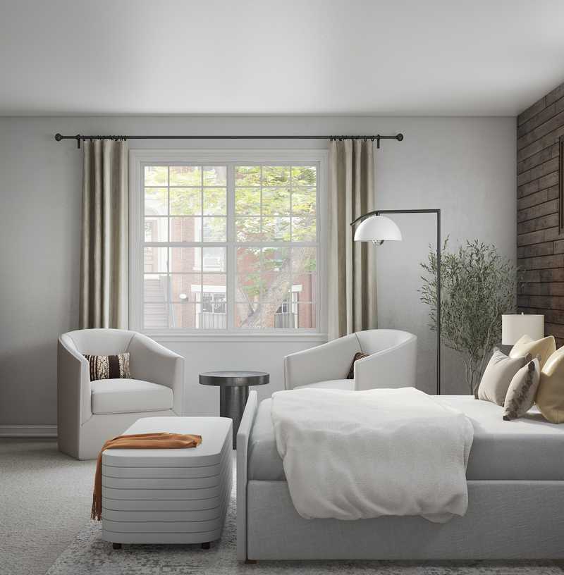 Contemporary, Bohemian Bedroom Design by Havenly Interior Designer Astrid