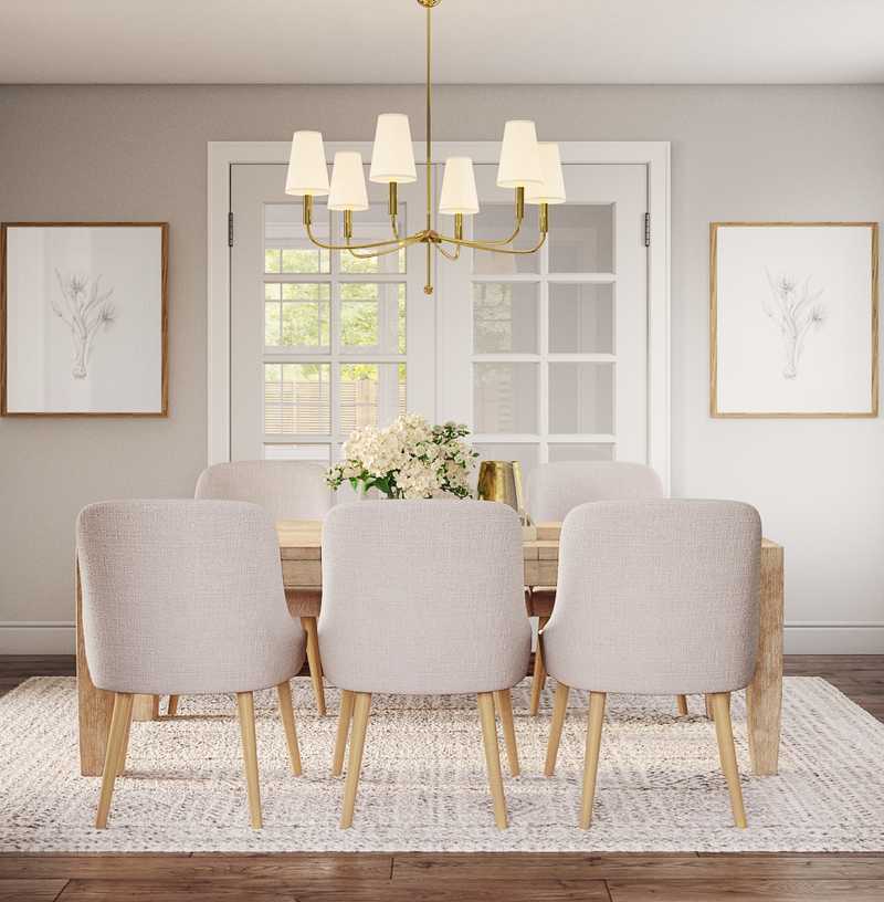 Contemporary, Modern, Classic, Transitional Dining Room Design by Havenly Interior Designer Stacy