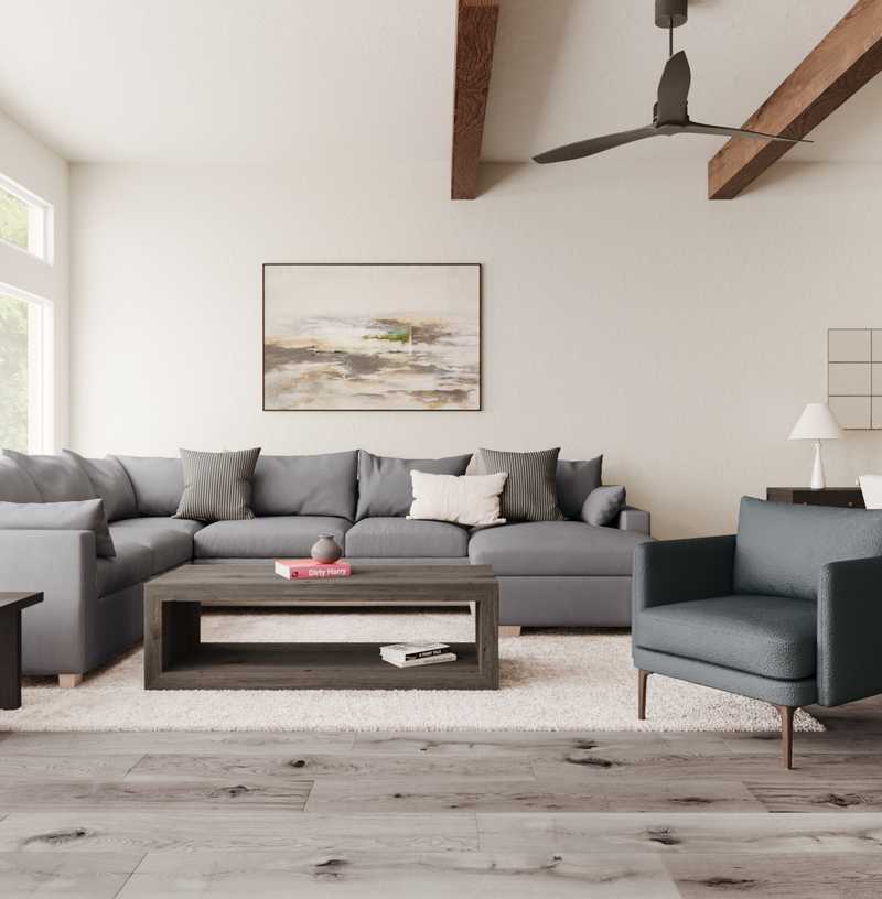 Contemporary, Traditional, Transitional Living Room Design by Havenly Interior Designer Daniela