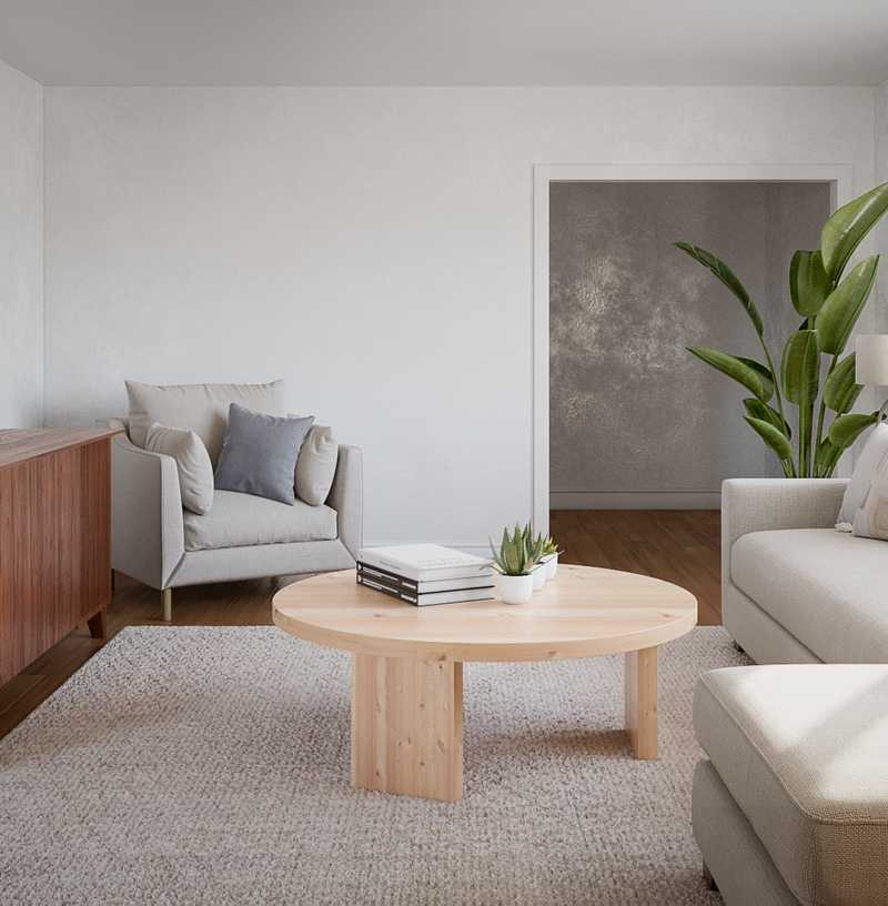 Modern Living Room Design by Havenly Interior Designer Sawyer