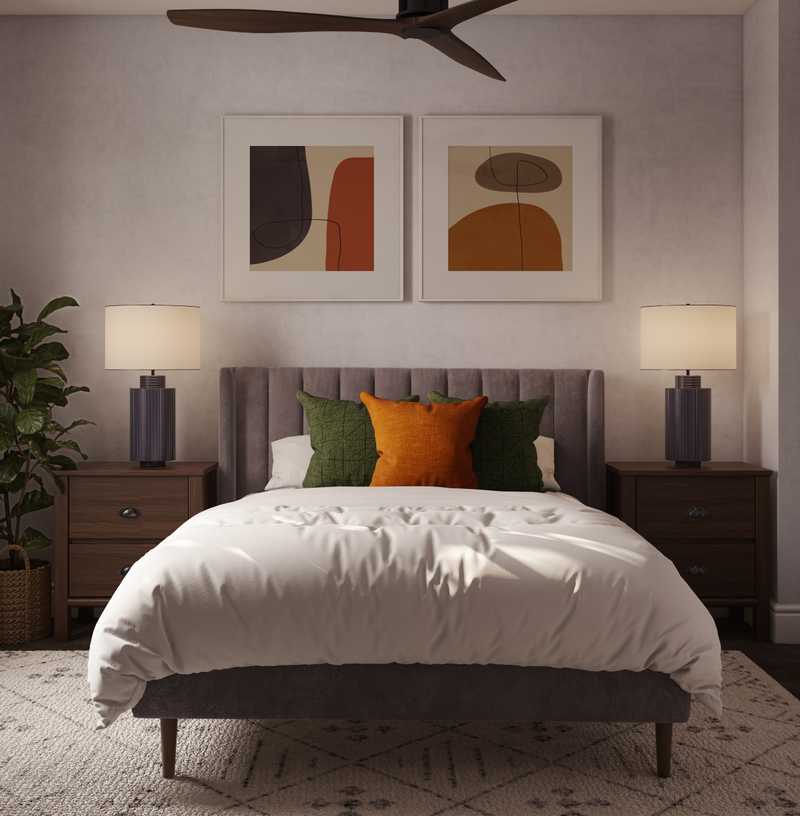 Modern, Midcentury Modern, Scandinavian Bedroom Design by Havenly Interior Designer Briana