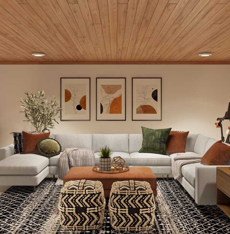 Modern, Eclectic, Bohemian, Midcentury Modern Other Design by Havenly Interior Designer Gabrielle
