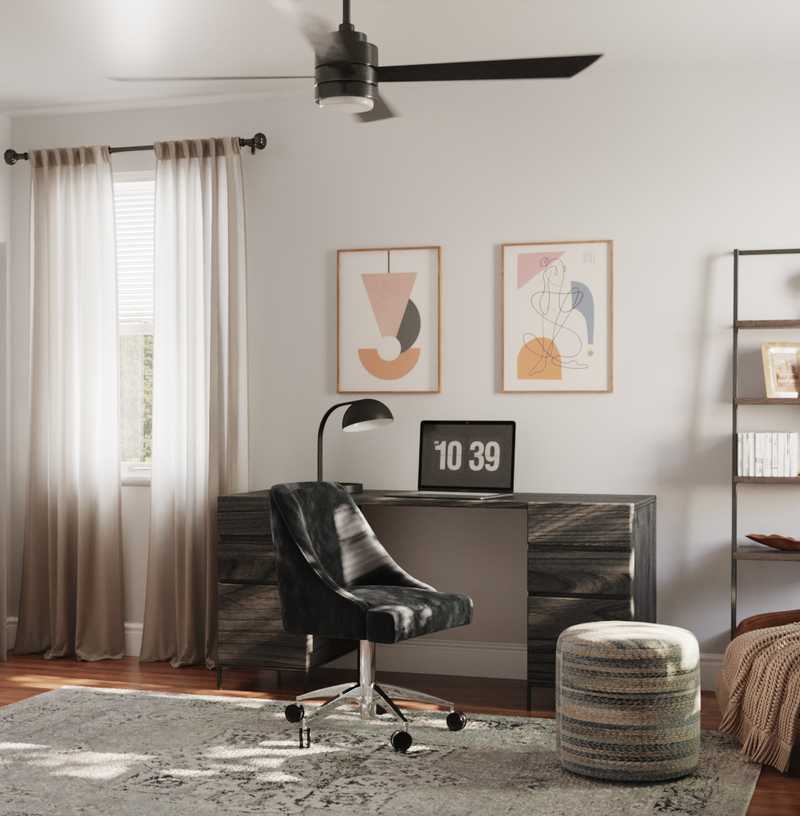 Scandinavian Office Design by Havenly Interior Designer Gonzalo