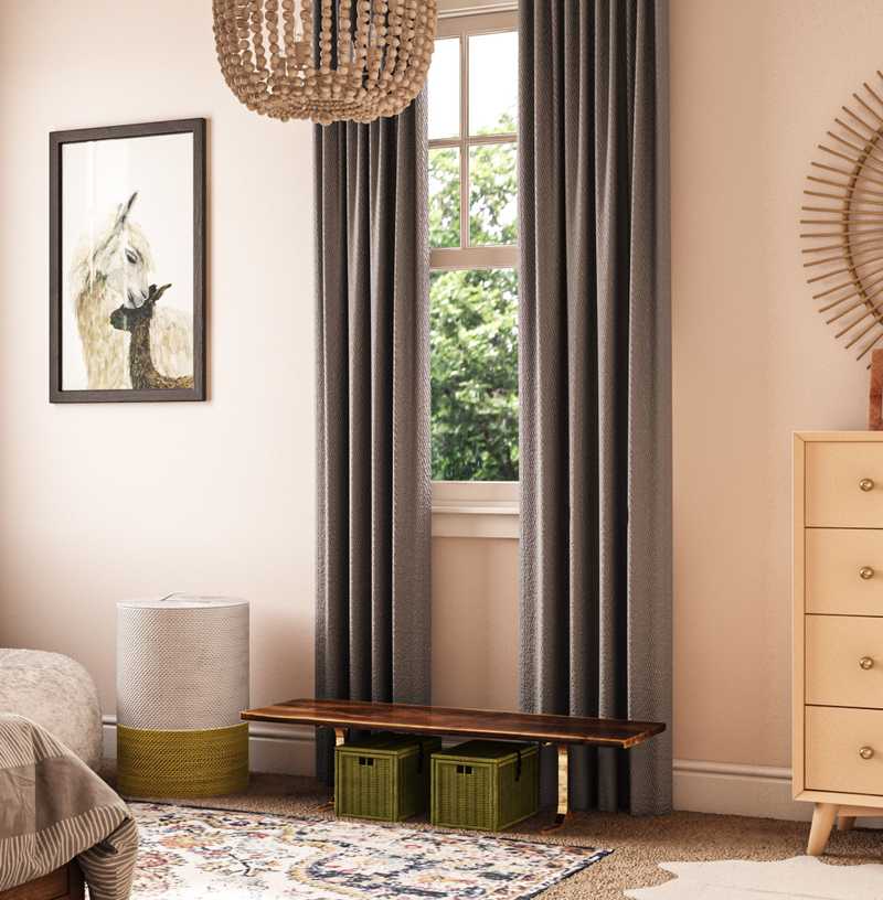 Eclectic, Bohemian, Transitional, Global, Scandinavian Nursery Design by Havenly Interior Designer Jade
