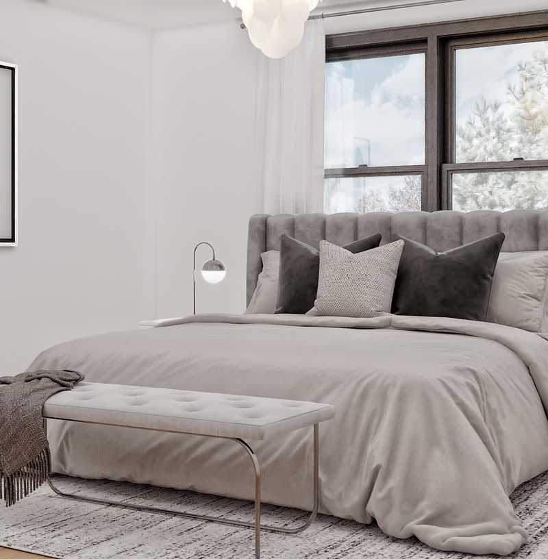 Modern, Minimal, Scandinavian Bedroom Design by Havenly Interior Designer Madison