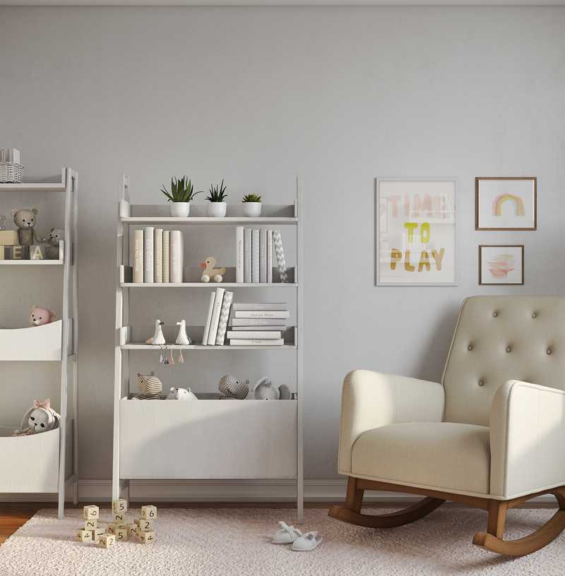 Classic, Bohemian, Minimal Nursery Design by Havenly Interior Designer Cristina