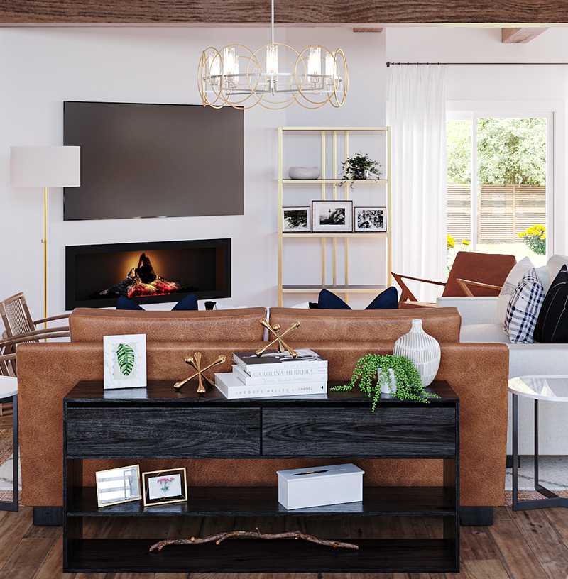 Modern, Bohemian, Farmhouse, Rustic Not Sure Yet Design by Havenly Interior Designer Abi