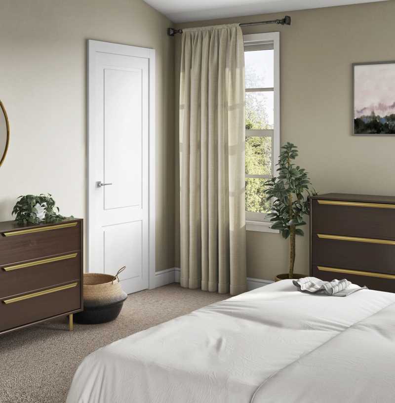 Modern, Bohemian, Rustic Bedroom Design by Havenly Interior Designer Kate