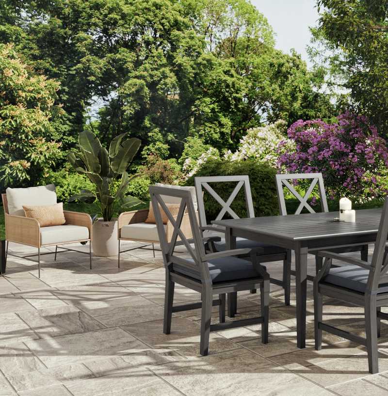 Modern, Traditional Outdoor Space Design by Havenly Interior Designer Paulina