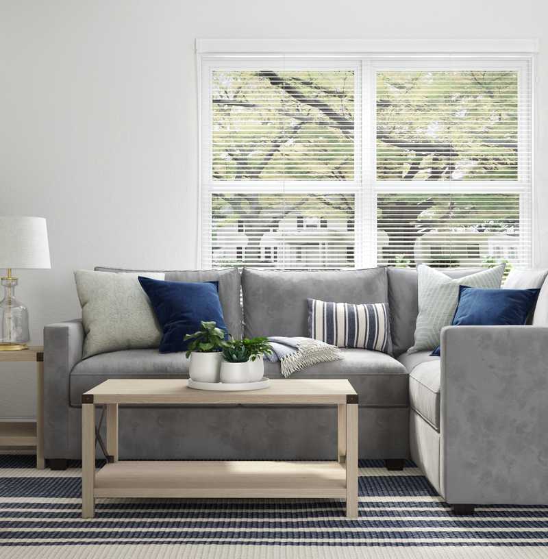 Coastal, Farmhouse, Transitional Dining Room Design by Havenly Interior Designer Marisa