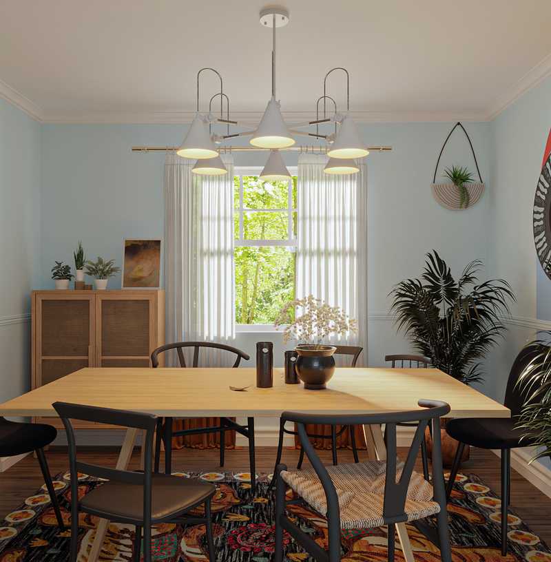 Eclectic, Bohemian, Global Dining Room Design by Havenly Interior Designer Catrina