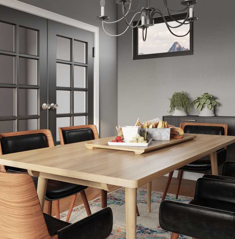 Midcentury Modern Dining Room Design by Havenly Interior Designer Shaun