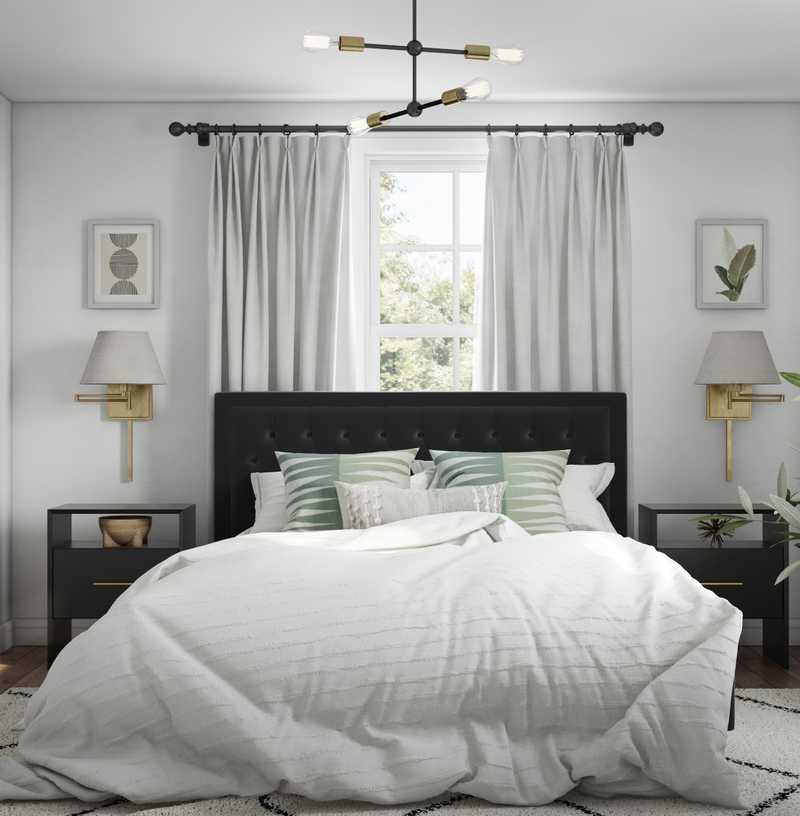 Midcentury Modern Bedroom Design by Havenly Interior Designer Jen