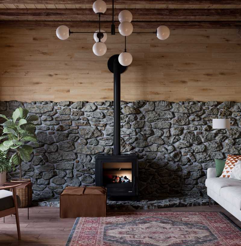 Midcentury Modern, Scandinavian Living Room Design by Havenly Interior Designer Setayesh