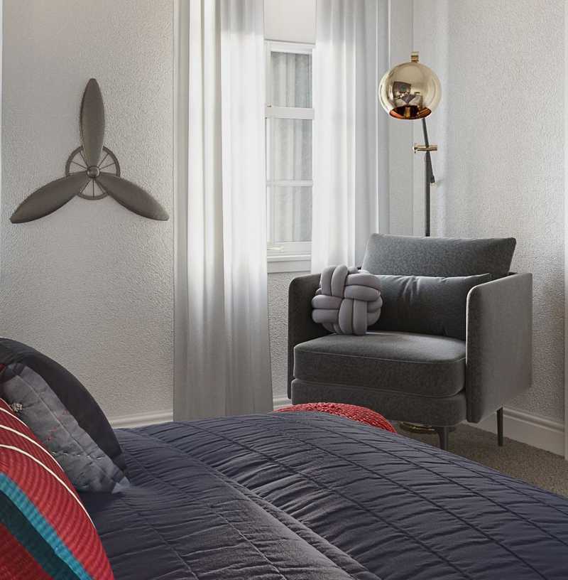 Modern, Transitional Bedroom Design by Havenly Interior Designer Aubrey