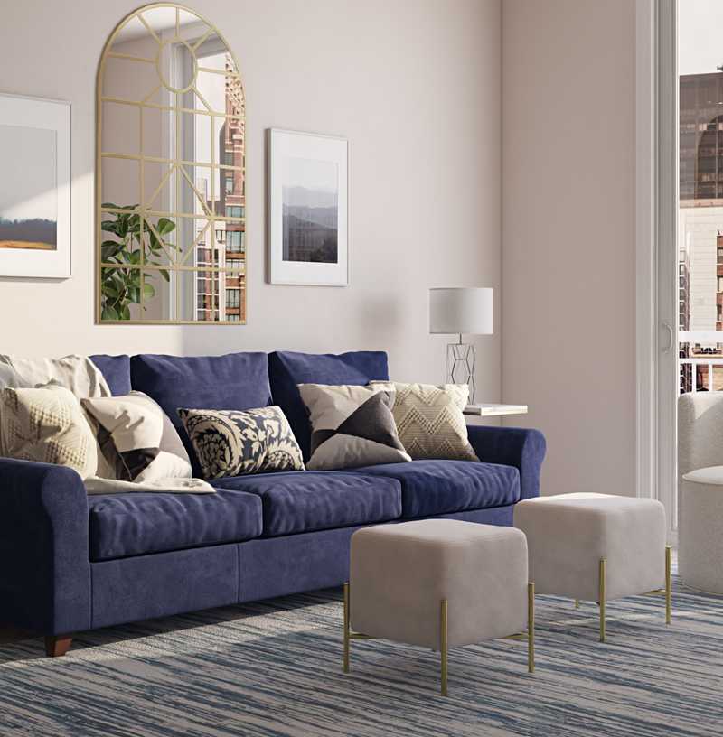 Classic, Coastal, Traditional, Classic Contemporary Living Room Design by Havenly Interior Designer Tracy