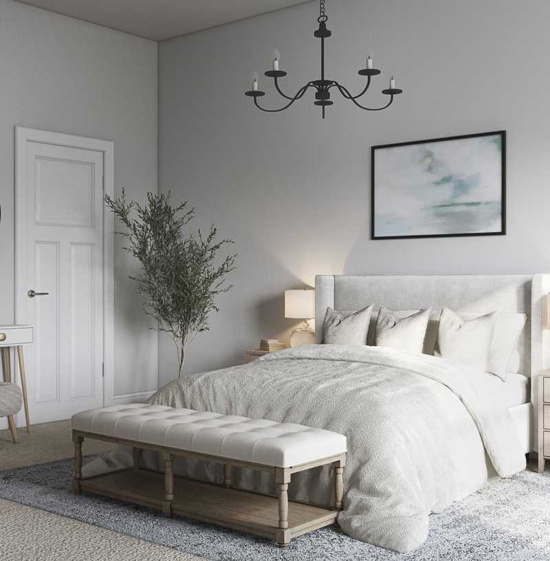 Contemporary, Modern, Classic, Coastal Bedroom Design by Havenly Interior Designer Ellis