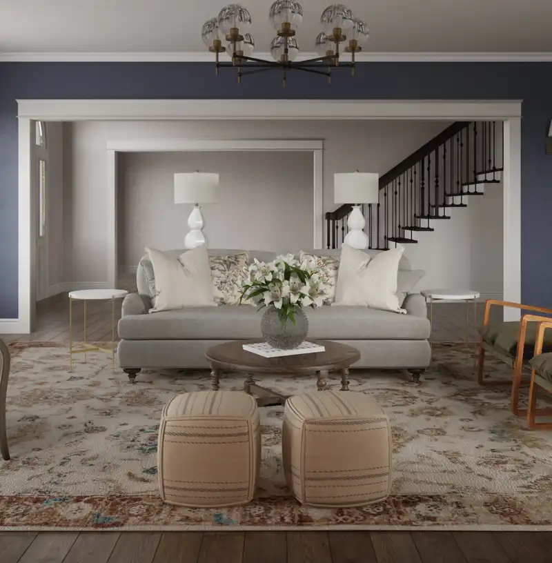 Eclectic, Rustic, Transitional, Vintage, Global Not Sure Yet Design by Havenly Interior Designer Sable