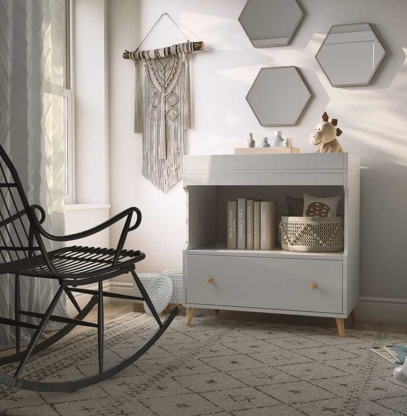Classic, Bohemian Nursery Design by Havenly Interior Designer Cristina