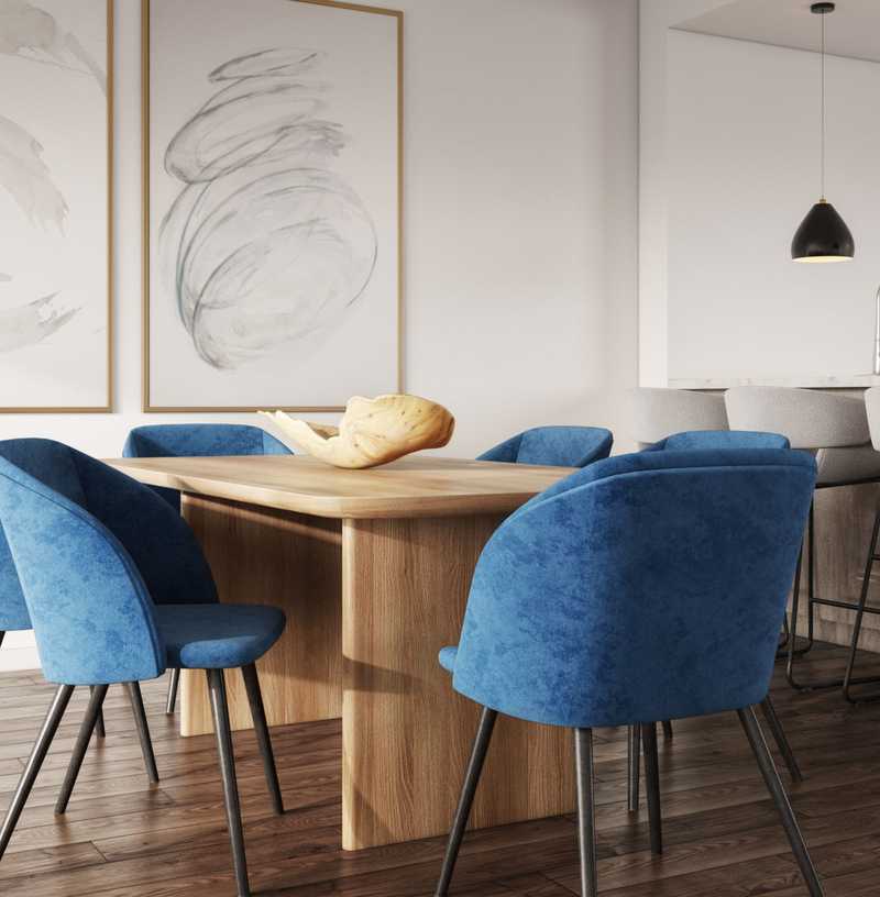 Modern, Midcentury Modern Dining Room Design by Havenly Interior Designer Gonzalo