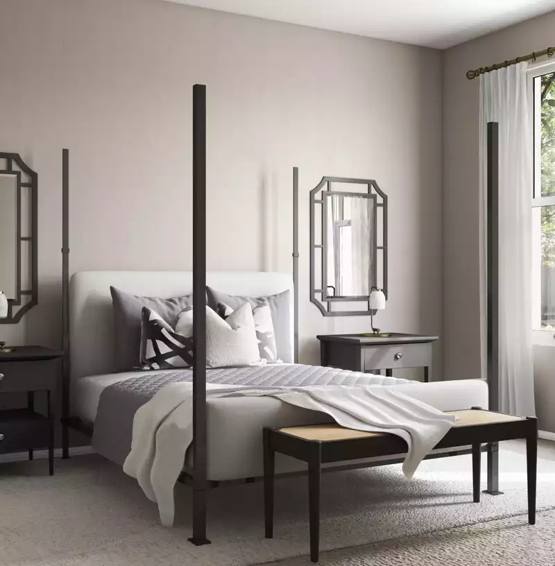 Contemporary, Modern, Minimal Bedroom Design by Havenly Interior Designer Nicole