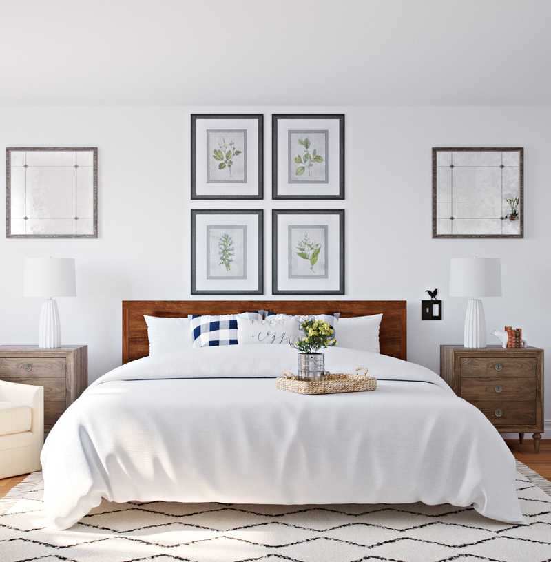 Eclectic, Traditional, Farmhouse, Rustic Bedroom Design by Havenly Interior Designer Karen