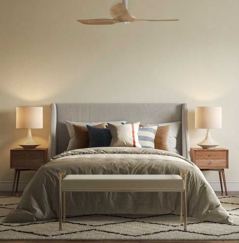 Midcentury Modern, Minimal, Classic Contemporary Bedroom Design by Havenly Interior Designer Stephanie