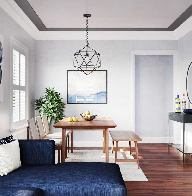 Midcentury Modern, Scandinavian Living Room Design by Havenly Interior Designer Camila