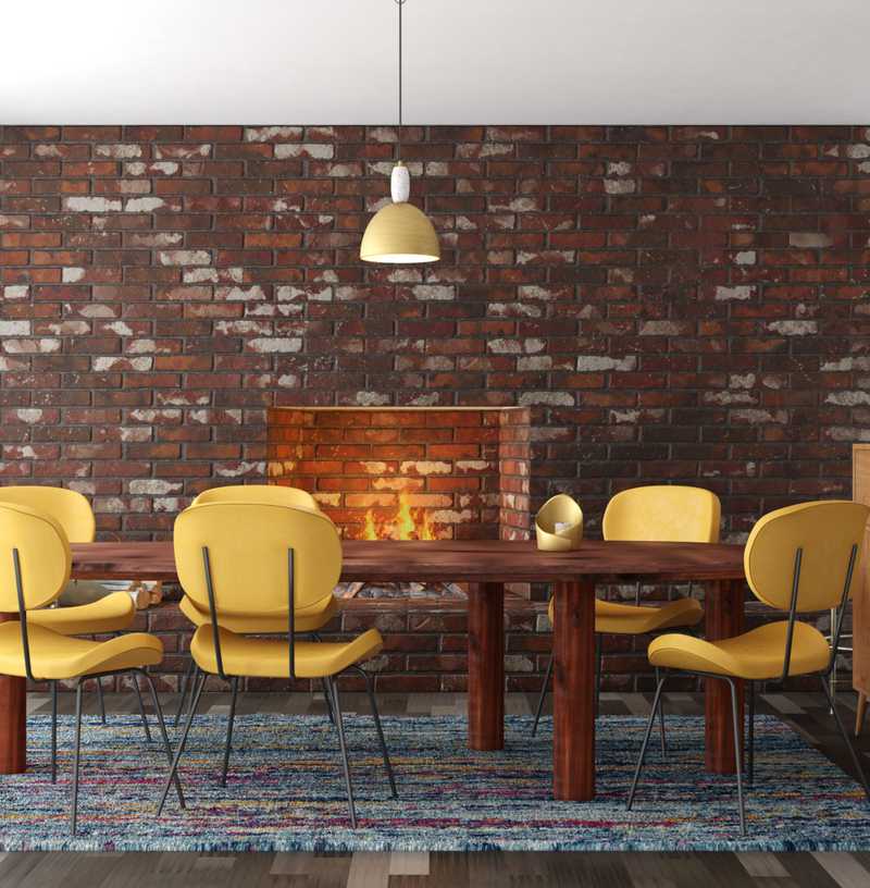 Bohemian, Global Dining Room Design by Havenly Interior Designer Dahlia
