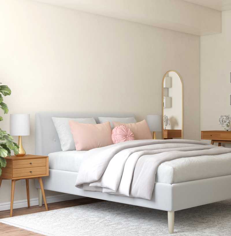 Modern, Bohemian, Glam Bedroom Design by Havenly Interior Designer Hayley