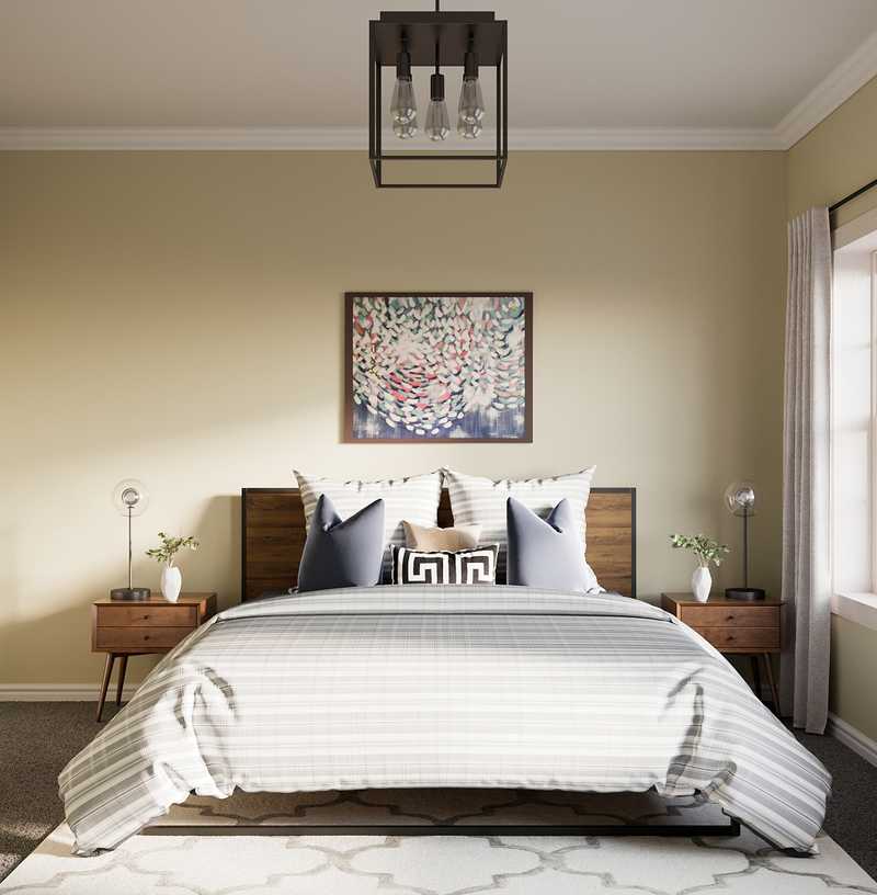 Contemporary, Midcentury Modern Bedroom Design by Havenly Interior Designer Dipti