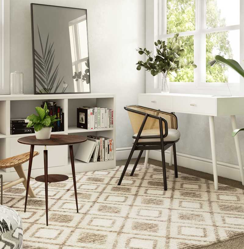 Minimal, Scandinavian Office Design by Havenly Interior Designer Gonzalo
