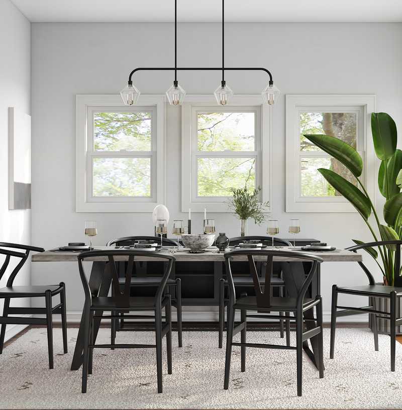 Minimal Dining Room Design by Havenly Interior Designer Gonzalo