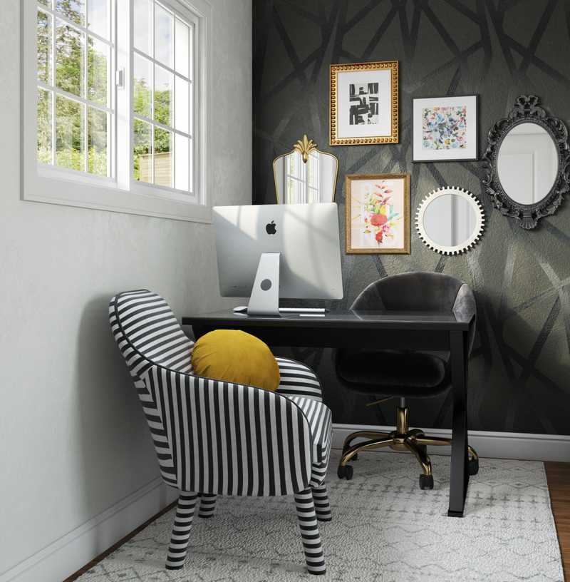 Modern, Eclectic Office Design by Havenly Interior Designer Shannon