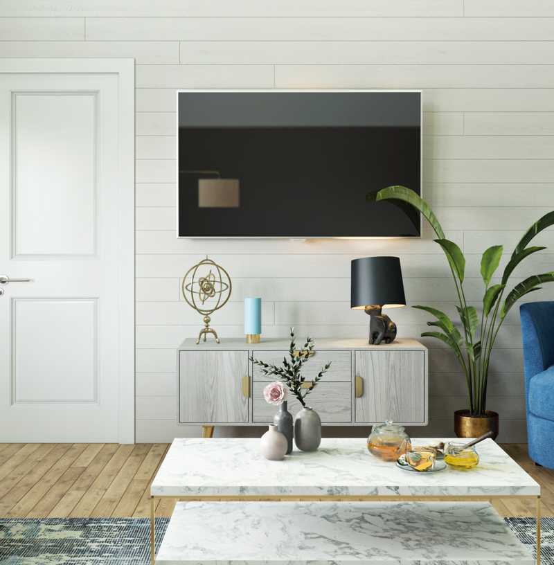 Modern, Glam Living Room Design by Havenly Interior Designer Shaina