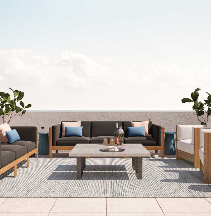 Contemporary, Classic Outdoor Space Design by Havenly Interior Designer Brady