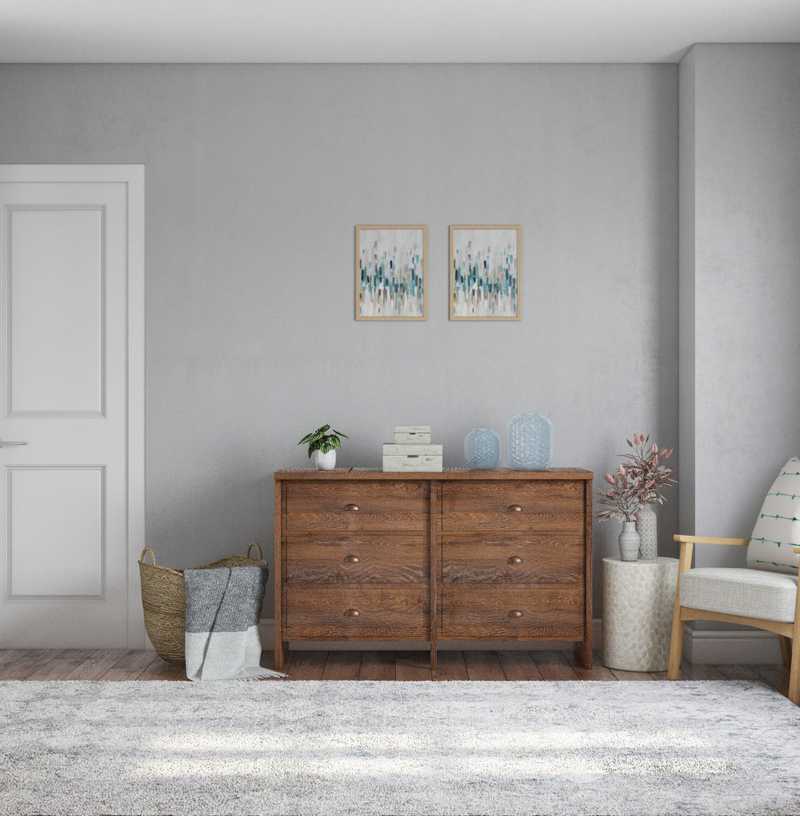 Contemporary, Coastal Bedroom Design by Havenly Interior Designer Abril