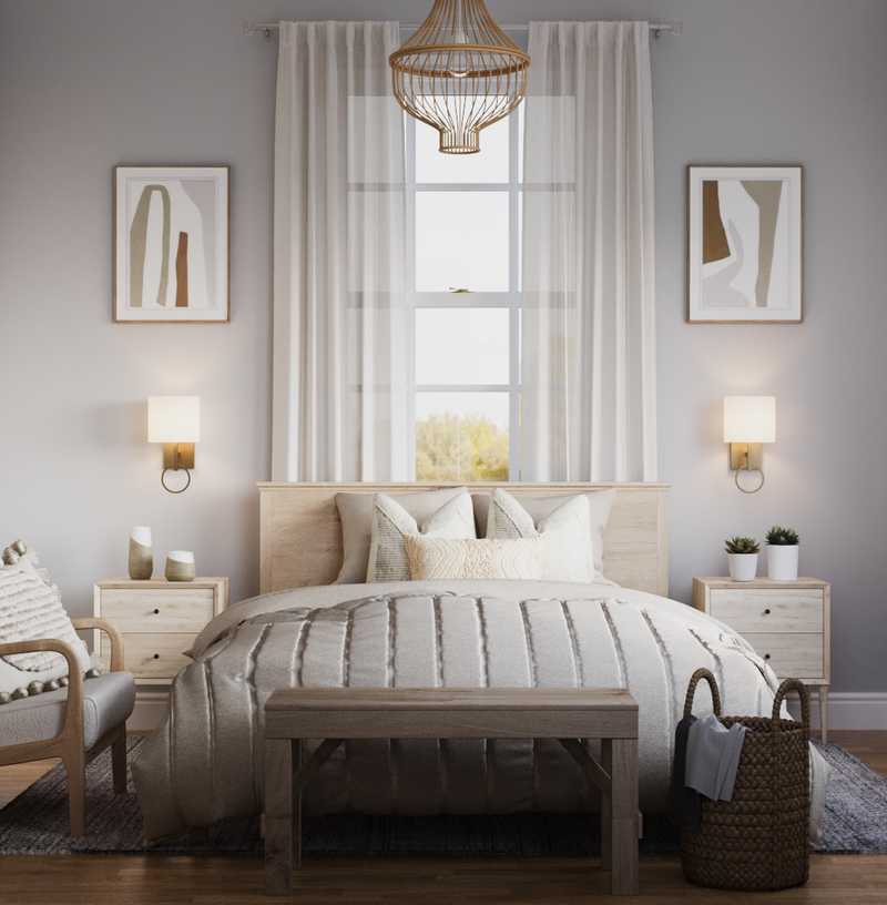 Minimal, Scandinavian Bedroom Design by Havenly Interior Designer Caitlin