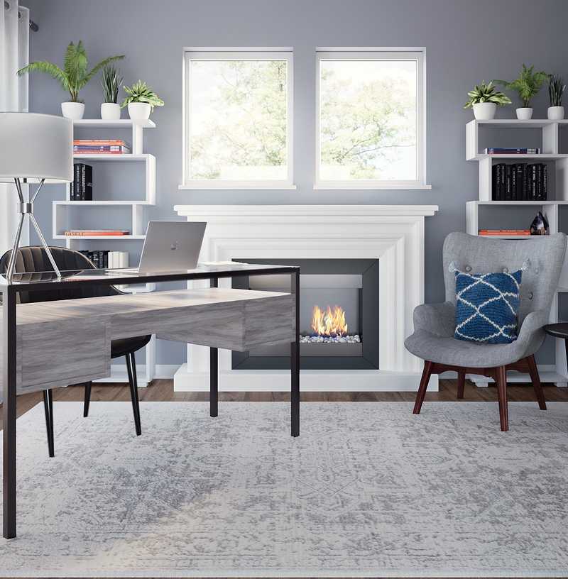 Midcentury Modern Living Room Design by Havenly Interior Designer Shaun