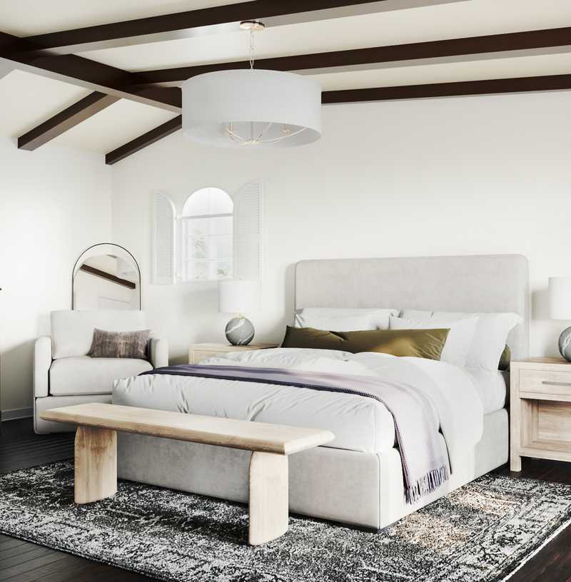 Contemporary, Rustic, Transitional Bedroom Design by Havenly Interior Designer Katherine