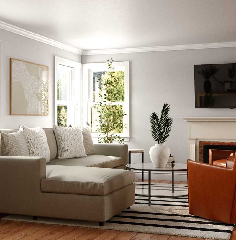 Contemporary, Modern, Traditional Living Room Design by Havenly Interior Designer Catalina