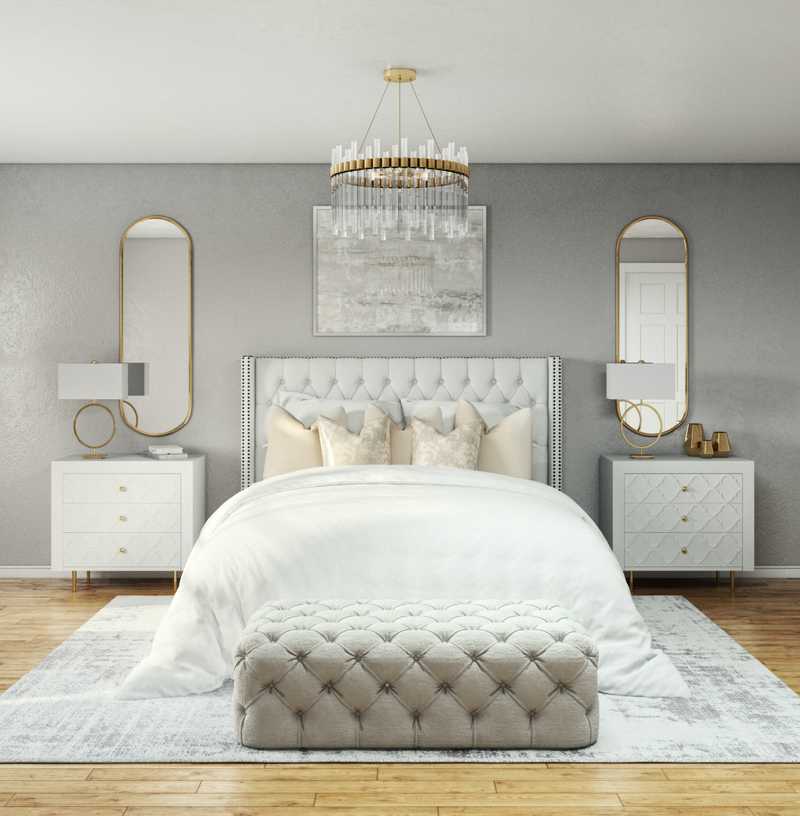 Modern, Glam Bedroom Design by Havenly Interior Designer Namita